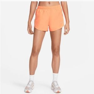 orange nike shorts women